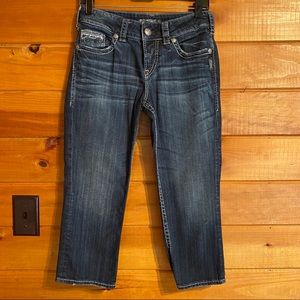 Silver Jeans Suki Flap Capri